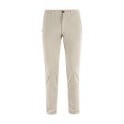 Crème Slim Fit Broek Re-Hash , Beige , Heren