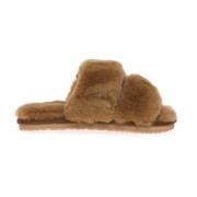 Slippers Mou , Brown , Dames