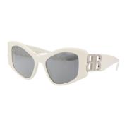 Stijlvolle zonnebril Bb0287S Balenciaga , White , Dames