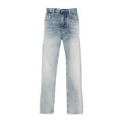 Straight Denim Jeans Pre-owned 2010 Blauw Diesel , Blue , Heren