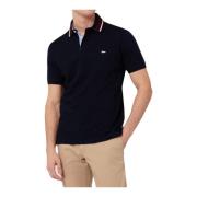 Blauwe Katoenen Polo Gebreide kleding Harmont & Blaine , Blue , Heren