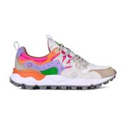 Wit Multi Yamano 3 Sneakers Flower Mountain , Multicolor , Heren