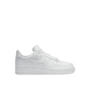 Lage Leren Sneakers Nike , White , Heren