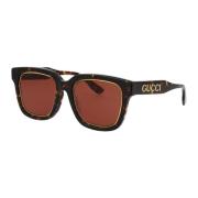 Stijlvolle zonnebril Gg1136Sa Gucci , Brown , Dames
