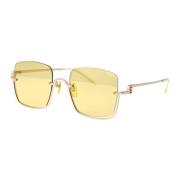 Stijlvolle zonnebril Gg1279S Gucci , Yellow , Dames