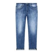 Reguliere lichte was jeans Dondup , Blue , Heren