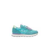 Solid Nylon Sneakers in Aqua Sun68 , Multicolor , Dames