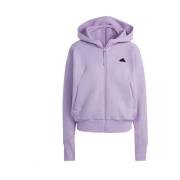 Paarse Sweater Z.n.e. voor vrouwen Adidas , Purple , Dames