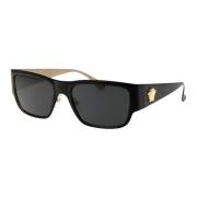 Stijlvolle Zonnebril 0Ve2262 Model Versace , Black , Heren