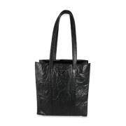 Pre-owned Leather totes Prada Vintage , Black , Dames