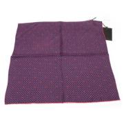 Pre-owned Cotton scarves Gucci Vintage , Purple , Dames