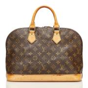 Pre-owned Canvas handbags Louis Vuitton Vintage , Brown , Dames