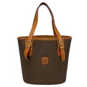 Pre-owned Canvas totes Celine Vintage , Brown , Dames