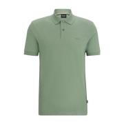 Pallas Polo Shirt voor Mannen Boss , Green , Heren