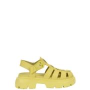 Flat Sandals Karl Lagerfeld , Yellow , Dames