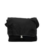 Pre-owned Canvas shoulder-bags Prada Vintage , Black , Dames