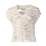Luxe Sweater Bianco Liu Jo , White , Dames