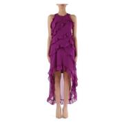 Asymmetrische ruches jurk Emme DI Marella , Purple , Dames