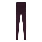 Bordeaux Baby Alpaca Merino Leggings Cortana , Purple , Dames