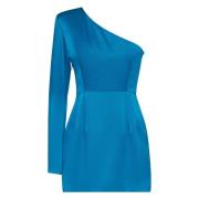 One-shoulder Mini Jurk in Citroen MVP wardrobe , Blue , Dames