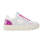 Gedurfde Sneakers met Vit.Bia/Olo Love Moschino , Multicolor , Dames