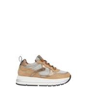 Beige Marple Sneakers Voile Blanche , Multicolor , Dames