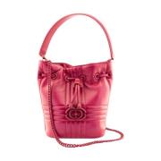 Gewatteerde Bucket Bag Lips Fuxia La Carrie , Pink , Dames