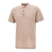 Ultrafine Cotton Polo Shirt Sand Kiton , Beige , Heren
