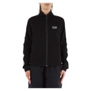 Zip Hoodie Natural Ventus7 Katoen Modal Emporio Armani EA7 , Black , D...