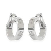 Pre-owned White Gold earrings Cartier Vintage , Gray , Dames