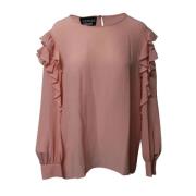 Pre-owned Silk tops Moschino Pre-Owned , Pink , Dames