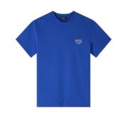 Blauwe Raymond T-shirt A.p.c. , Blue , Heren