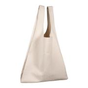 Canvas Katoen Gewassen Tote Tas Cortana , Beige , Dames