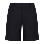 Linnen Shorts Armani Exchange , Blue , Heren