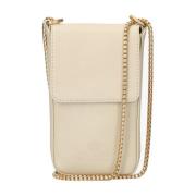 Leren Telefoon Tas Julott Stijl Fred De La Bretoniere , Beige , Dames