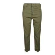 Lyocell Stijlvolle Top Dondup , Green , Dames