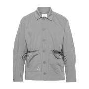 Werkkleding Stijl Shirt Jas met Zakken ROA , Gray , Heren