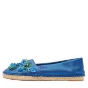 Pre-owned Canvas flats Dior Vintage , Blue , Dames