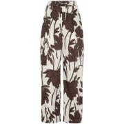 Bloemenprint Hoge Taille Broek Brunello Cucinelli , Multicolor , Dames