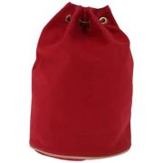 Pre-owned Canvas shoulder-bags Hermès Vintage , Red , Dames