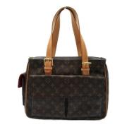 Pre-owned Canvas totes Louis Vuitton Vintage , Brown , Dames