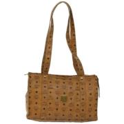 Pre-owned Leather shoulder-bags MCM Pre-owned , Brown , Dames
