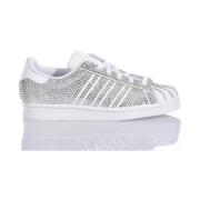 Handgemaakte Witte Sneakers voor Vrouwen Adidas , Multicolor , Dames