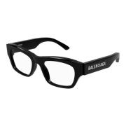 Stijlvolle Unisex Brilmonturen Bb0264O Balenciaga , Black , Unisex