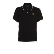 Zwarte Tipped Polo Belstaff , Black , Heren