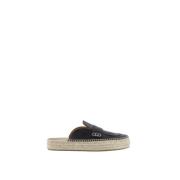 Leren Loafer Muiltjes met Kurken Voetbedden JW Anderson , Black , Here...