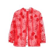 Pre-owned Nylon tops Simone Rocha Pre-owned , Red , Dames