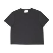Katoenen Crop T-shirt Daniele Fiesoli , Black , Dames