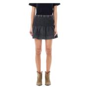 Mini Rok Pacifica Isabel Marant Étoile , Black , Dames