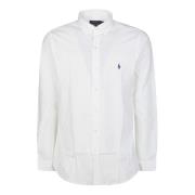 Poplin Bistrch Overhemd Ralph Lauren , White , Heren